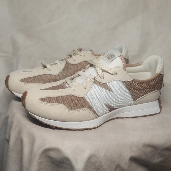New Balance Shoes - New Balance 327 "Bone/Mindful Grey" Unisex Sneakers - Men's 7 / Women's 9